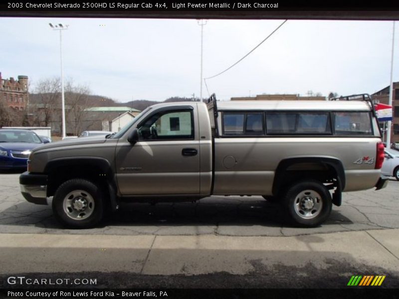 Light Pewter Metallic / Dark Charcoal 2003 Chevrolet Silverado 2500HD LS Regular Cab 4x4