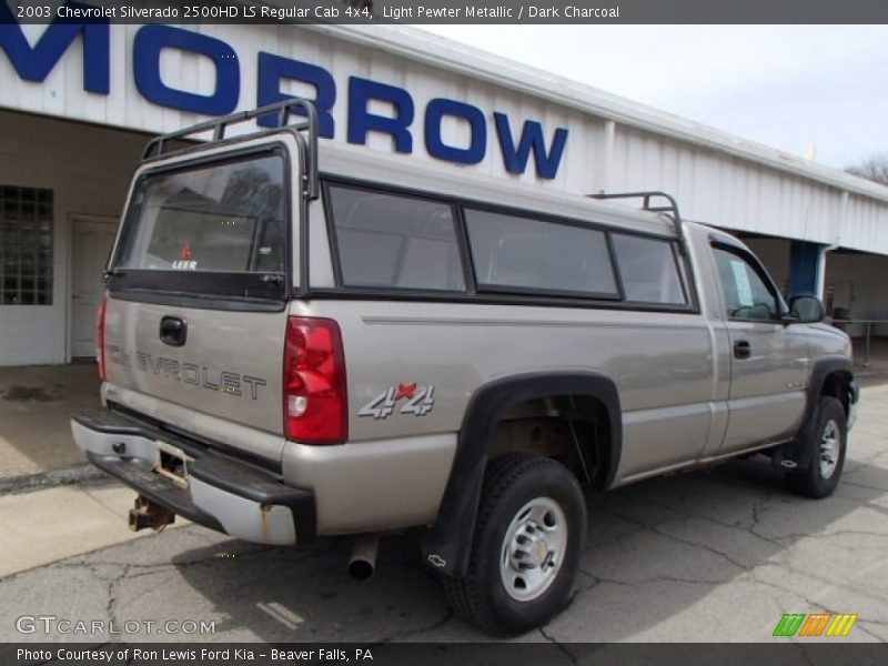 Light Pewter Metallic / Dark Charcoal 2003 Chevrolet Silverado 2500HD LS Regular Cab 4x4
