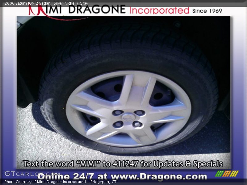 Silver Nickel / Gray 2006 Saturn ION 2 Sedan