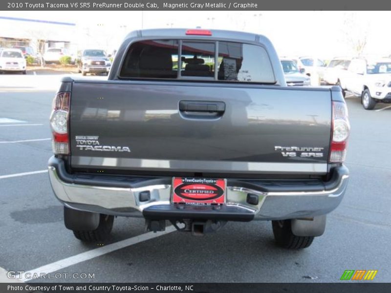 Magnetic Gray Metallic / Graphite 2010 Toyota Tacoma V6 SR5 PreRunner Double Cab