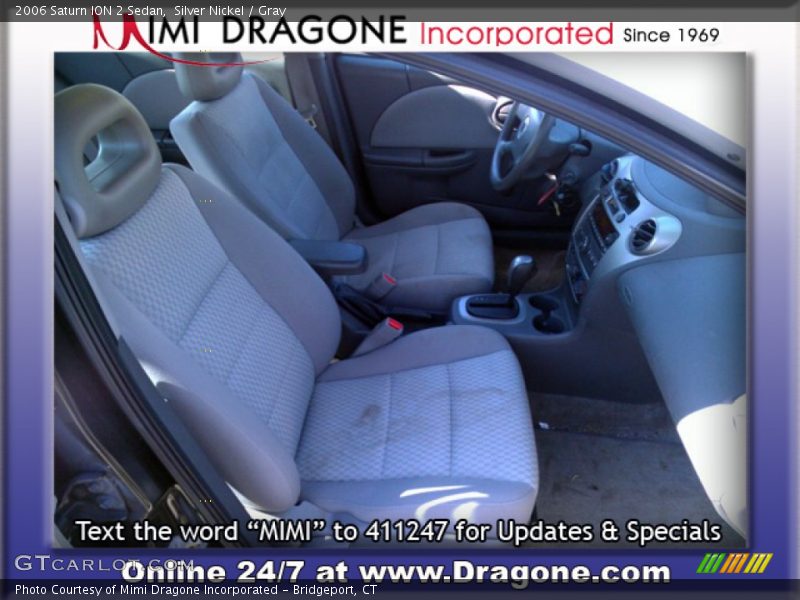 Silver Nickel / Gray 2006 Saturn ION 2 Sedan