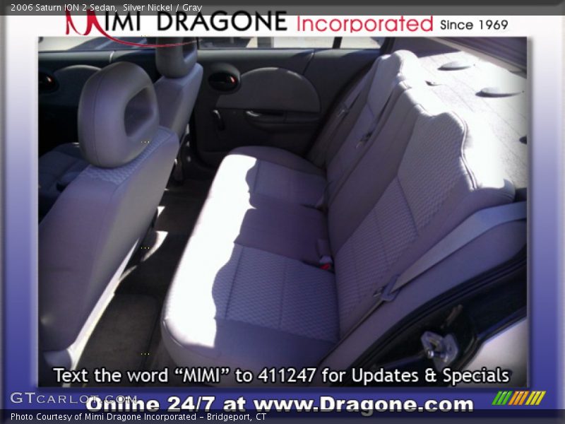 Silver Nickel / Gray 2006 Saturn ION 2 Sedan