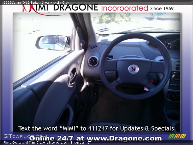 Silver Nickel / Gray 2006 Saturn ION 2 Sedan