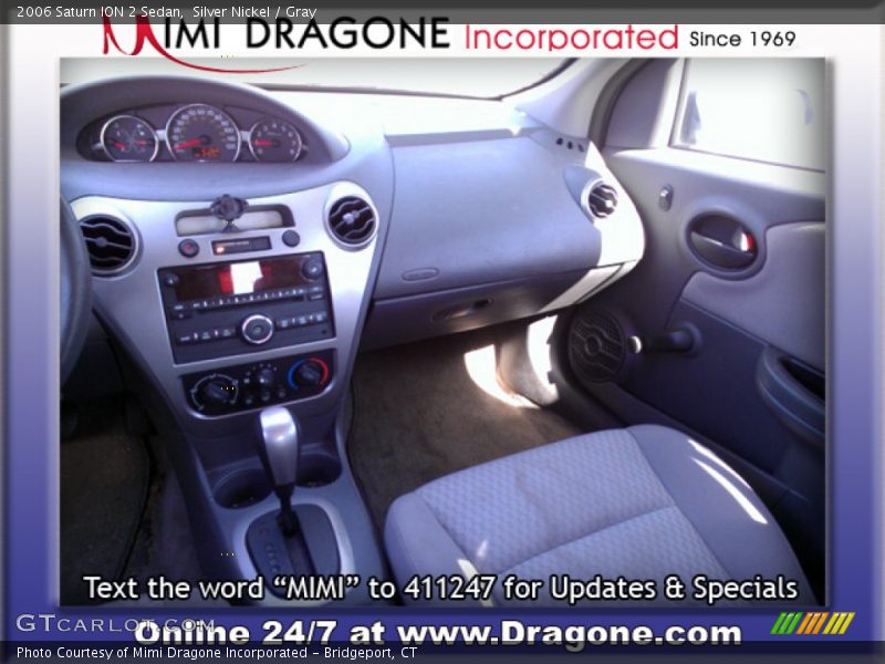 Silver Nickel / Gray 2006 Saturn ION 2 Sedan