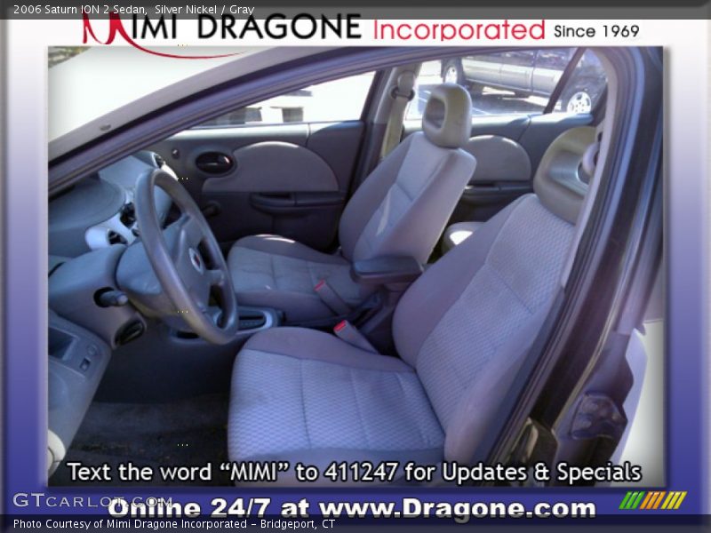 Silver Nickel / Gray 2006 Saturn ION 2 Sedan