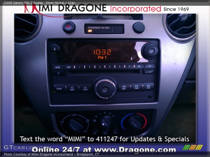 Silver Nickel / Gray 2006 Saturn ION 2 Sedan