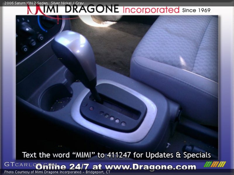 Silver Nickel / Gray 2006 Saturn ION 2 Sedan