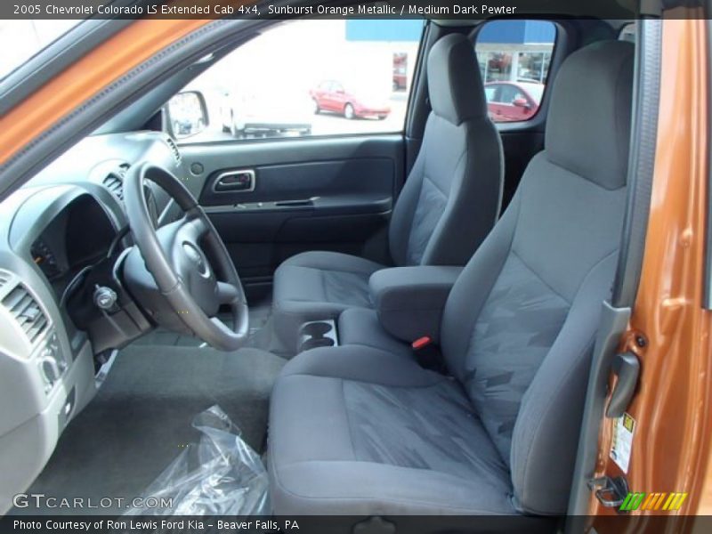  2005 Colorado LS Extended Cab 4x4 Medium Dark Pewter Interior