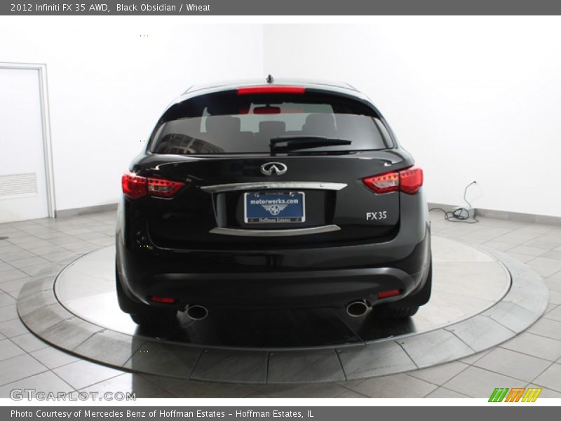Black Obsidian / Wheat 2012 Infiniti FX 35 AWD