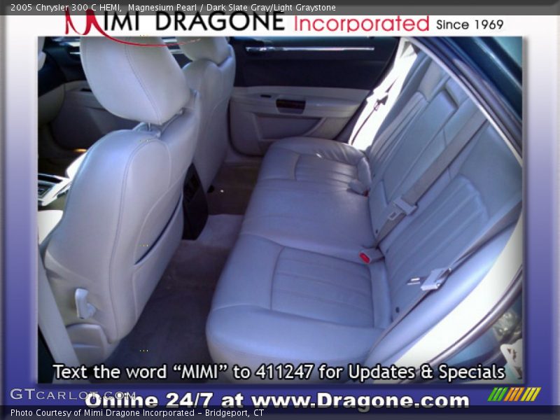 Magnesium Pearl / Dark Slate Gray/Light Graystone 2005 Chrysler 300 C HEMI