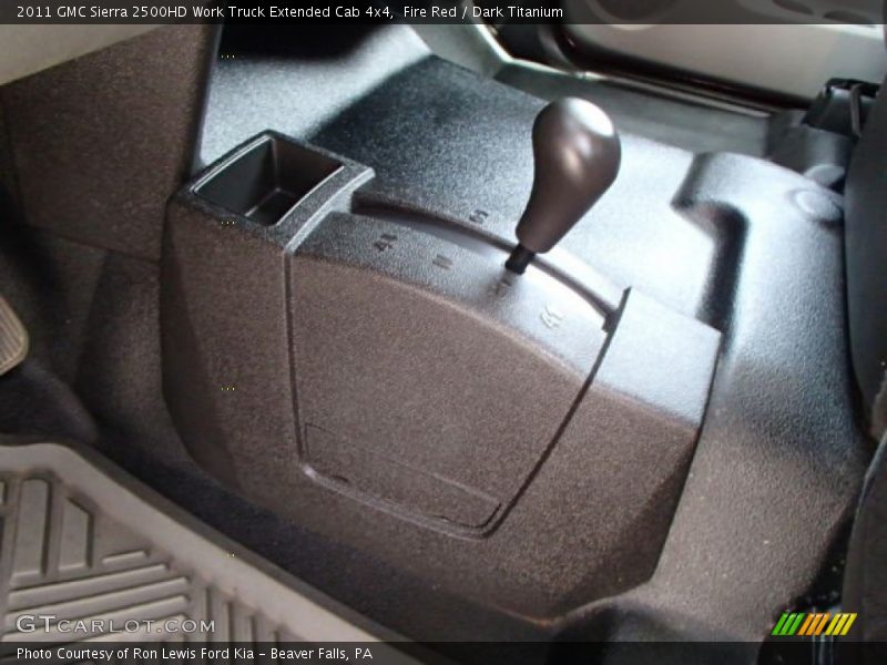 Fire Red / Dark Titanium 2011 GMC Sierra 2500HD Work Truck Extended Cab 4x4