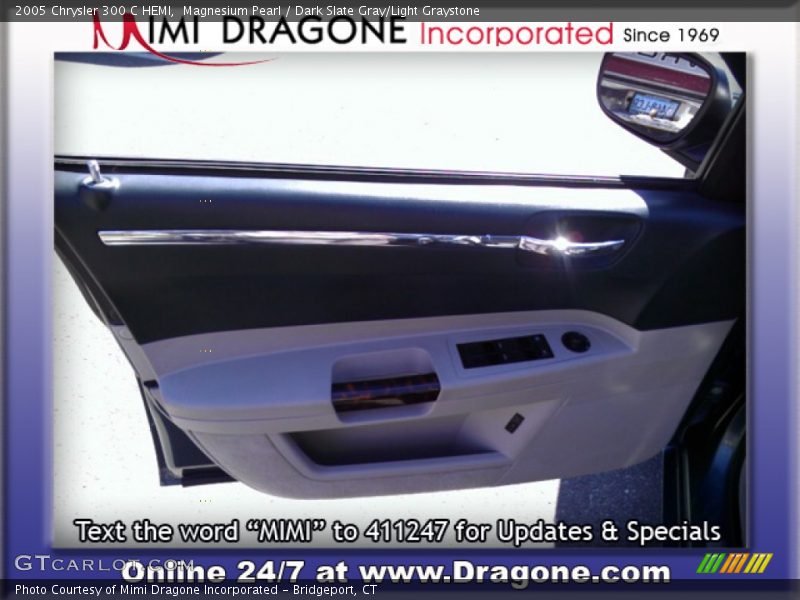 Magnesium Pearl / Dark Slate Gray/Light Graystone 2005 Chrysler 300 C HEMI