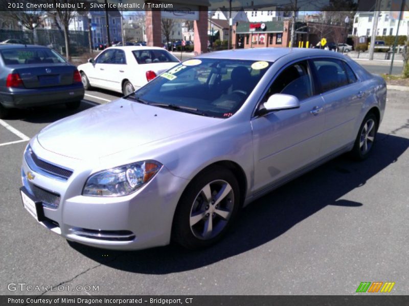 Silver Ice Metallic / Titanium 2012 Chevrolet Malibu LT