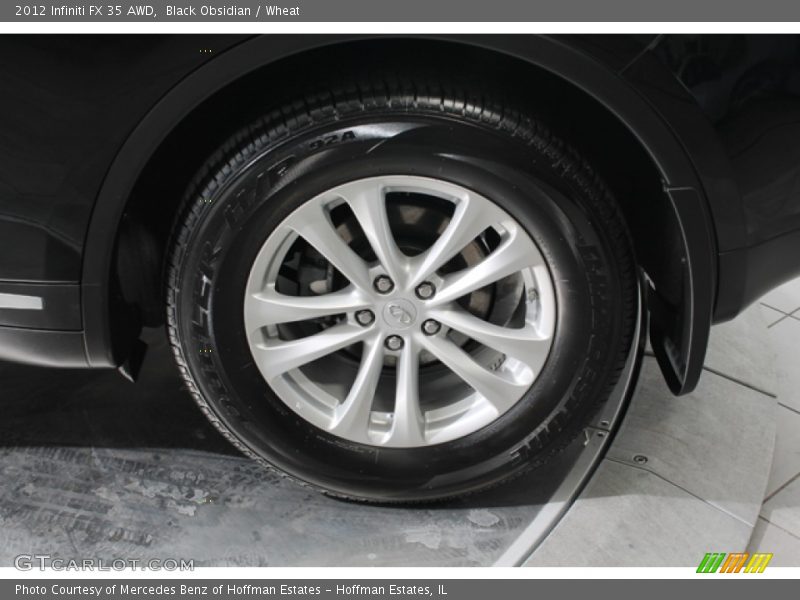 Black Obsidian / Wheat 2012 Infiniti FX 35 AWD
