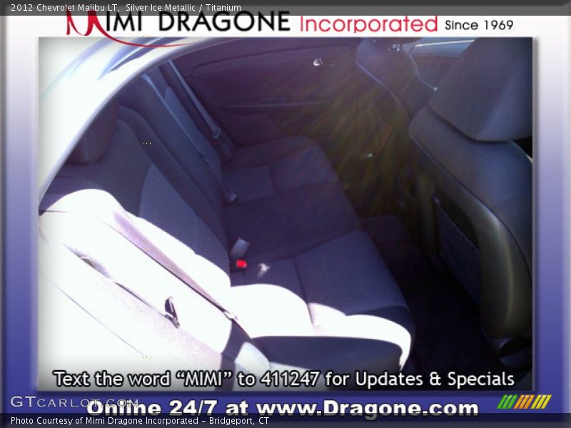 Silver Ice Metallic / Titanium 2012 Chevrolet Malibu LT