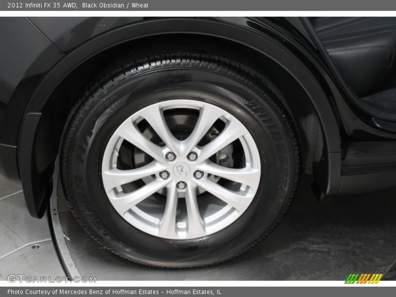 Black Obsidian / Wheat 2012 Infiniti FX 35 AWD