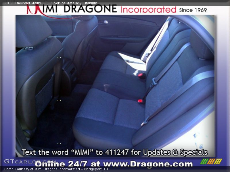Silver Ice Metallic / Titanium 2012 Chevrolet Malibu LT