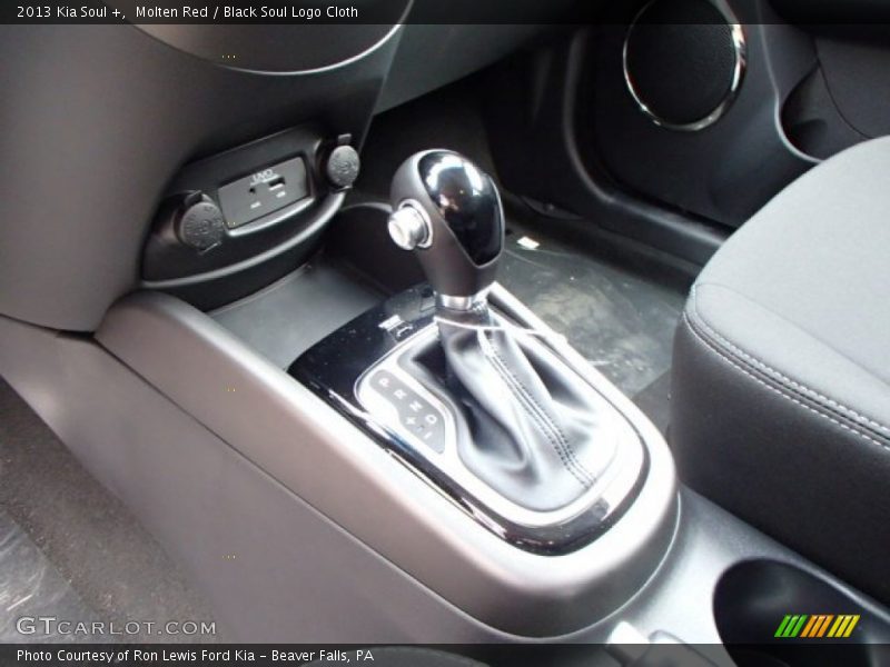 Molten Red / Black Soul Logo Cloth 2013 Kia Soul +