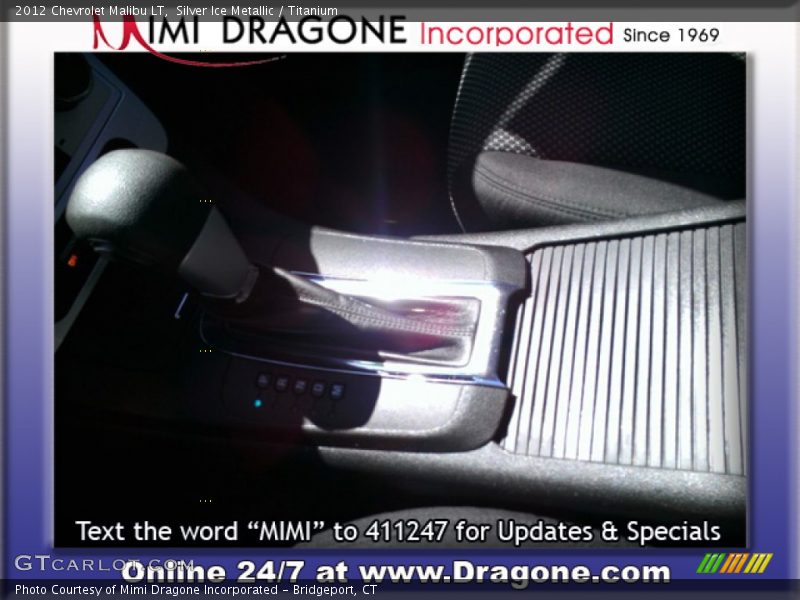 Silver Ice Metallic / Titanium 2012 Chevrolet Malibu LT
