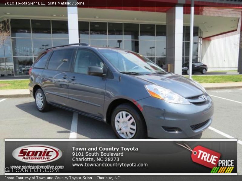 Slate Metallic / Stone 2010 Toyota Sienna LE