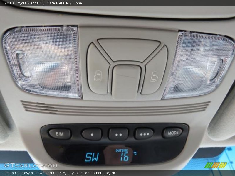 Slate Metallic / Stone 2010 Toyota Sienna LE