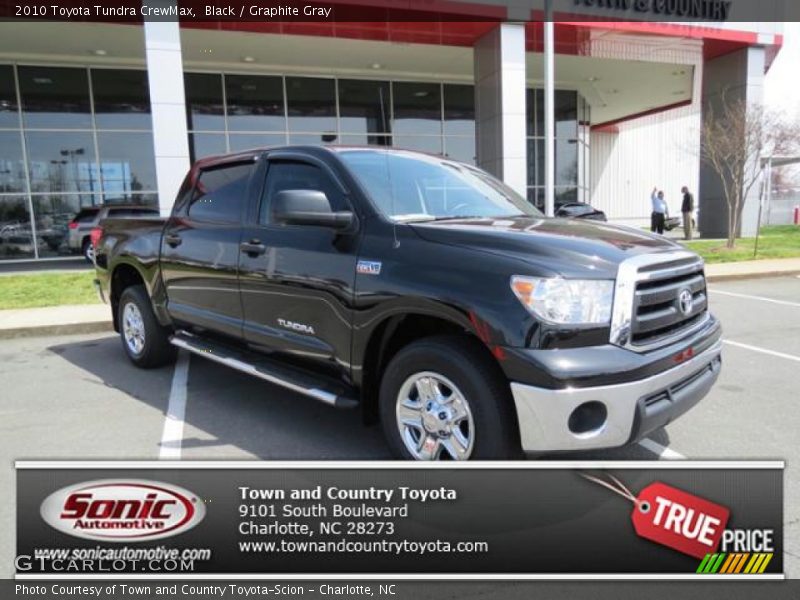 Black / Graphite Gray 2010 Toyota Tundra CrewMax