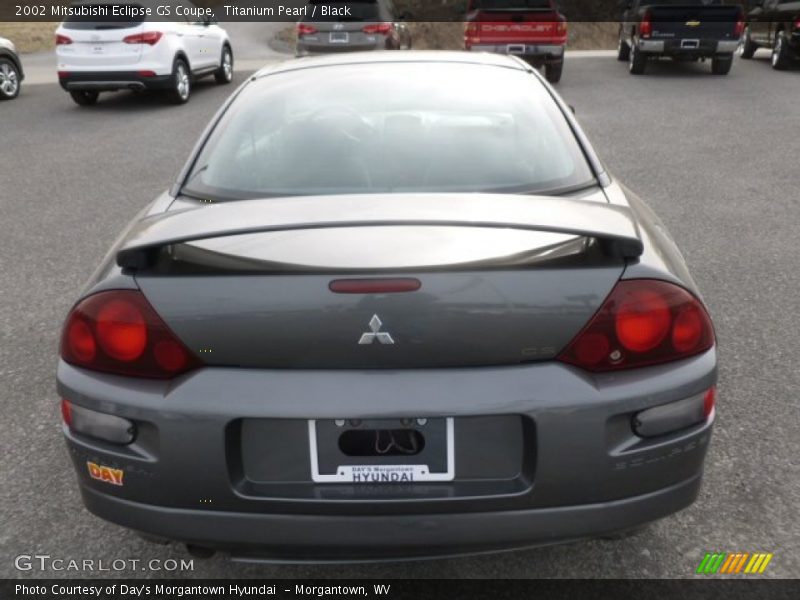 Titanium Pearl / Black 2002 Mitsubishi Eclipse GS Coupe