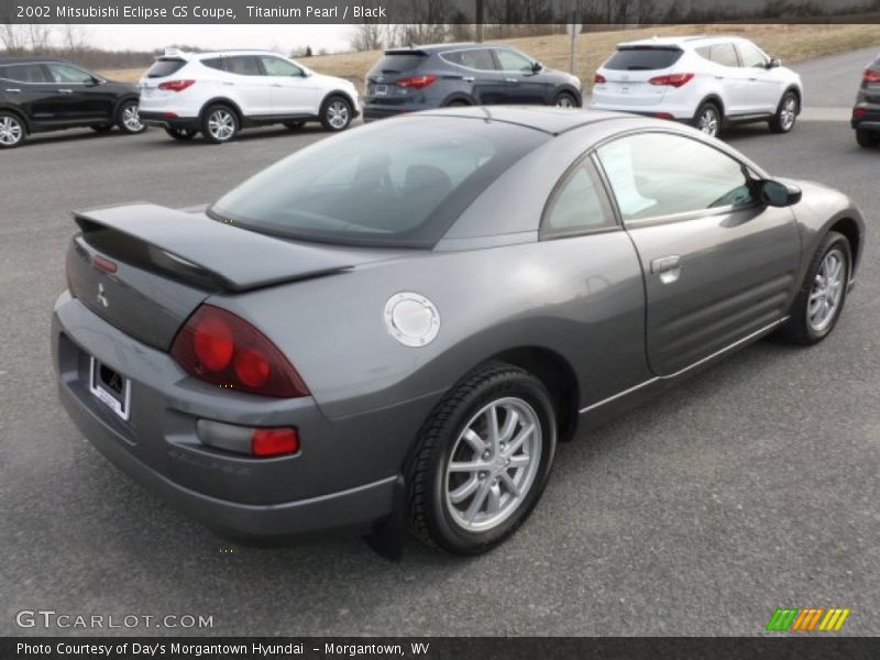 Titanium Pearl / Black 2002 Mitsubishi Eclipse GS Coupe