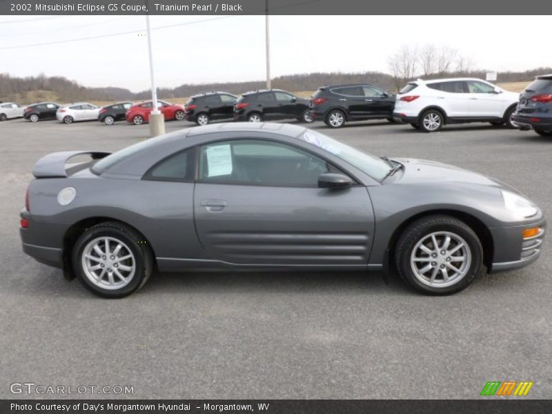 Titanium Pearl / Black 2002 Mitsubishi Eclipse GS Coupe