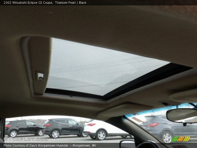 Titanium Pearl / Black 2002 Mitsubishi Eclipse GS Coupe