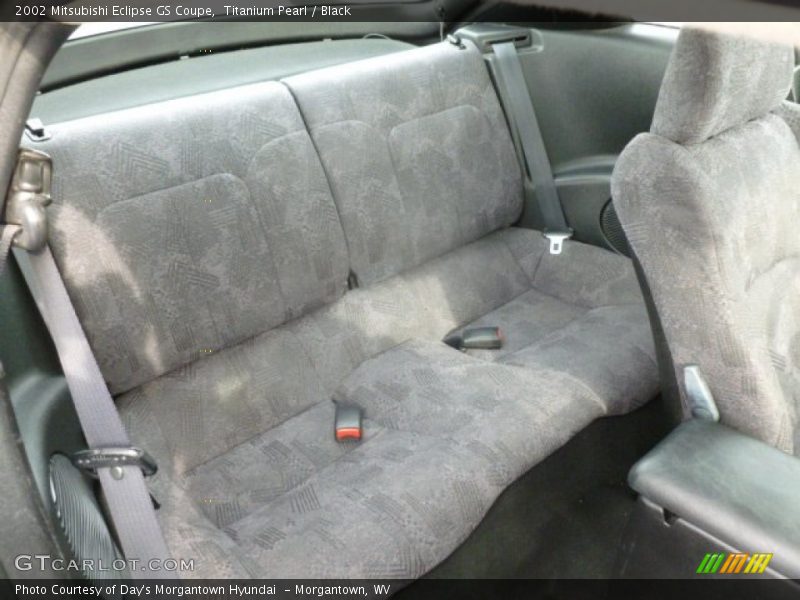 Rear Seat of 2002 Eclipse GS Coupe