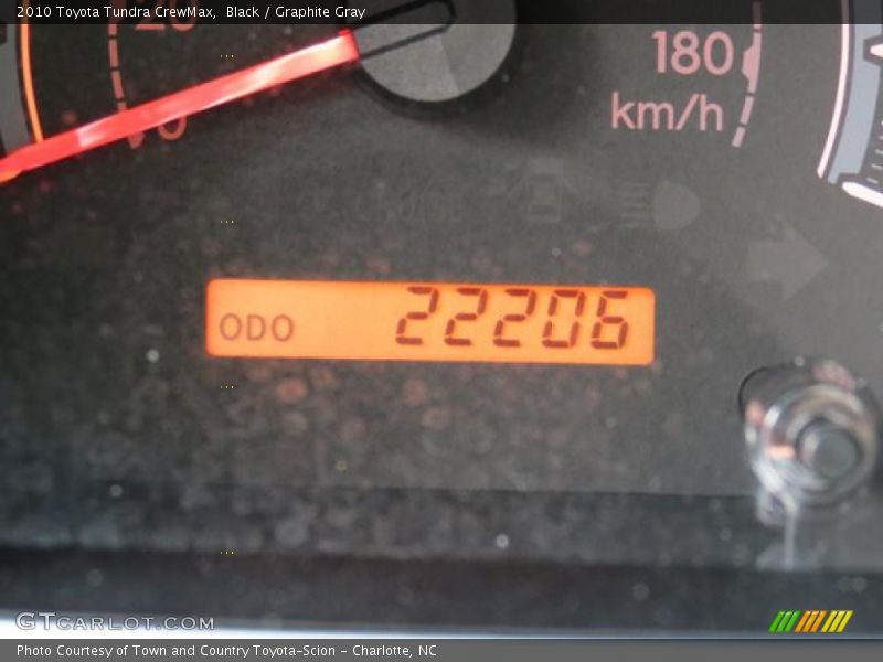 Black / Graphite Gray 2010 Toyota Tundra CrewMax