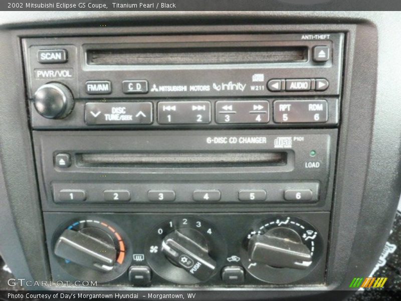 Controls of 2002 Eclipse GS Coupe