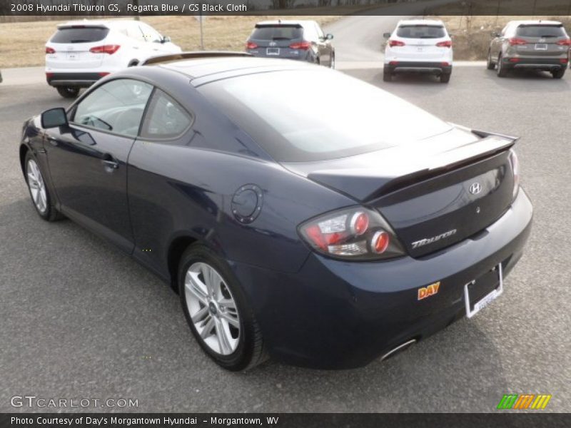Regatta Blue / GS Black Cloth 2008 Hyundai Tiburon GS