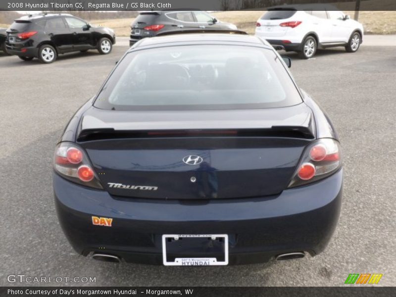 Regatta Blue / GS Black Cloth 2008 Hyundai Tiburon GS