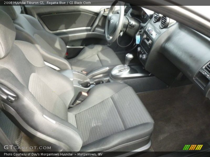 Regatta Blue / GS Black Cloth 2008 Hyundai Tiburon GS