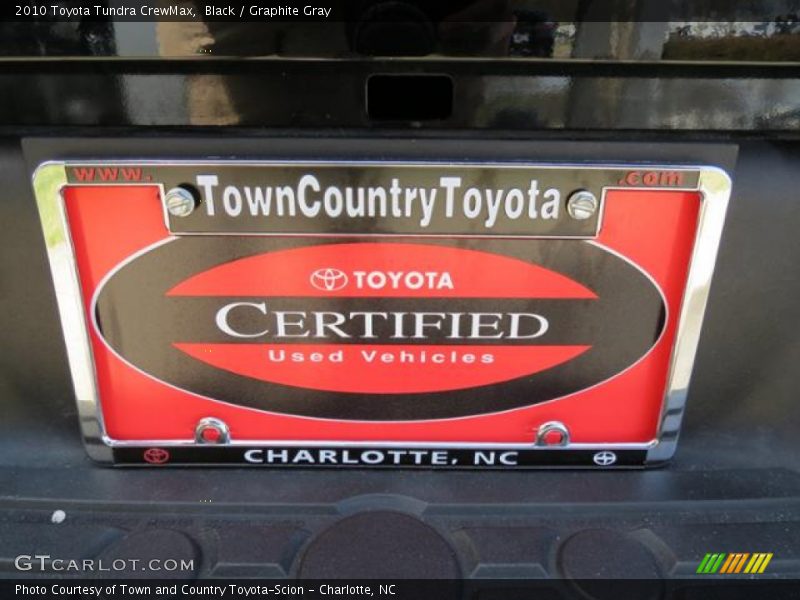 Black / Graphite Gray 2010 Toyota Tundra CrewMax