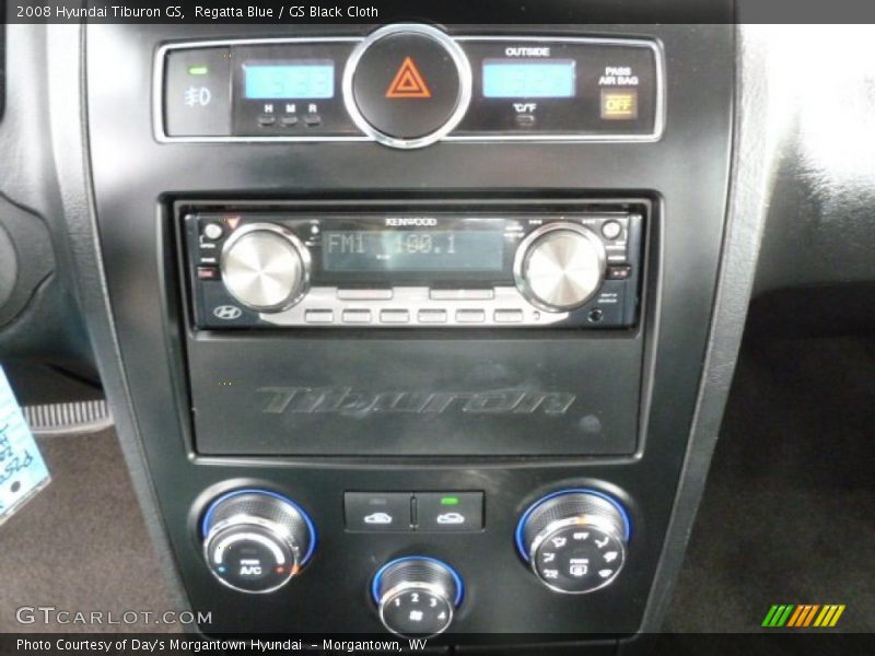 Regatta Blue / GS Black Cloth 2008 Hyundai Tiburon GS