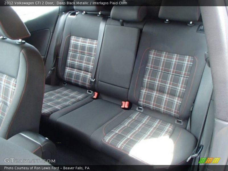 Deep Black Metallic / Interlagos Plaid Cloth 2012 Volkswagen GTI 2 Door