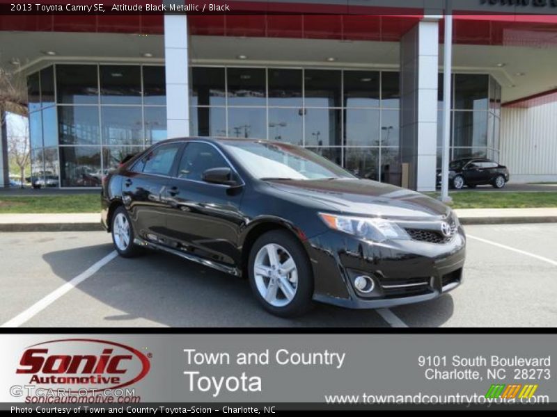 Attitude Black Metallic / Black 2013 Toyota Camry SE