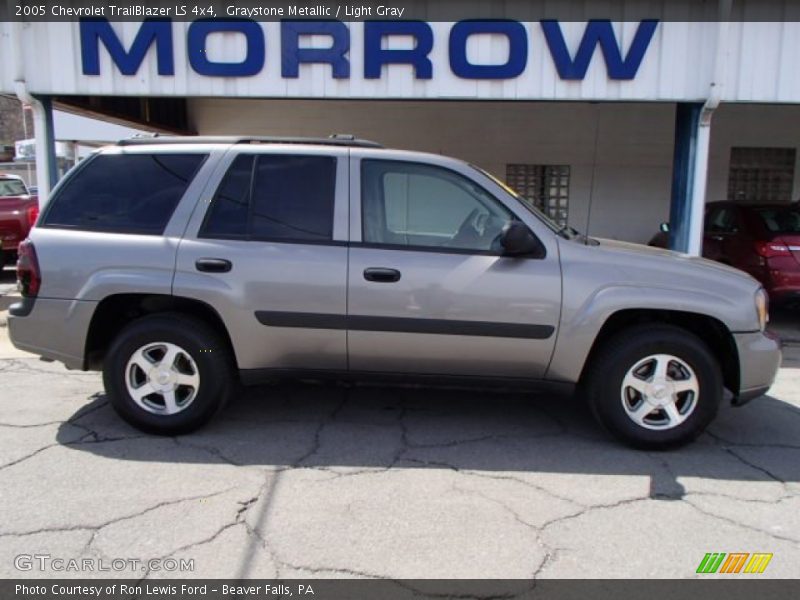 Graystone Metallic / Light Gray 2005 Chevrolet TrailBlazer LS 4x4