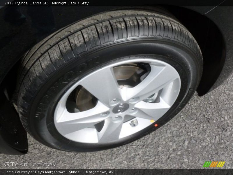Midnight Black / Gray 2013 Hyundai Elantra GLS