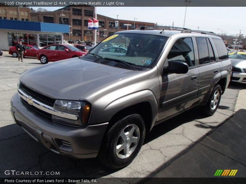 Graystone Metallic / Light Gray 2005 Chevrolet TrailBlazer LS 4x4
