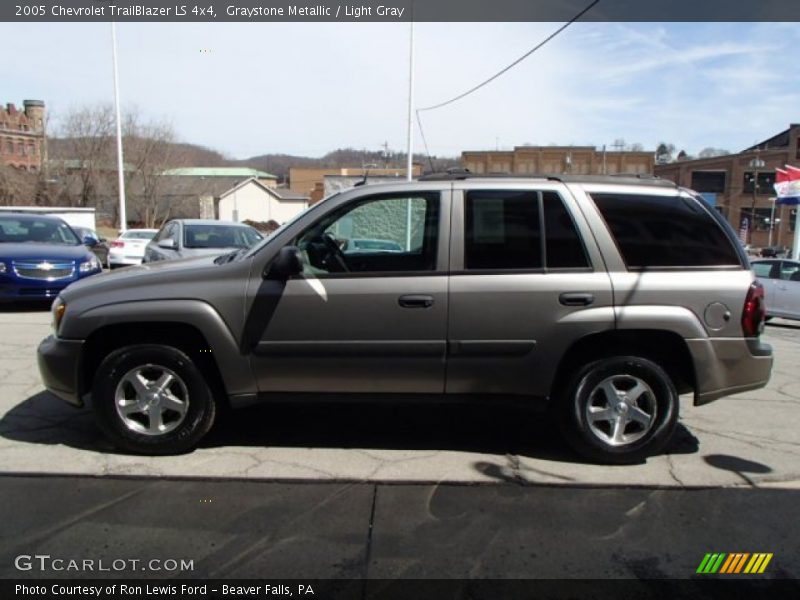 Graystone Metallic / Light Gray 2005 Chevrolet TrailBlazer LS 4x4
