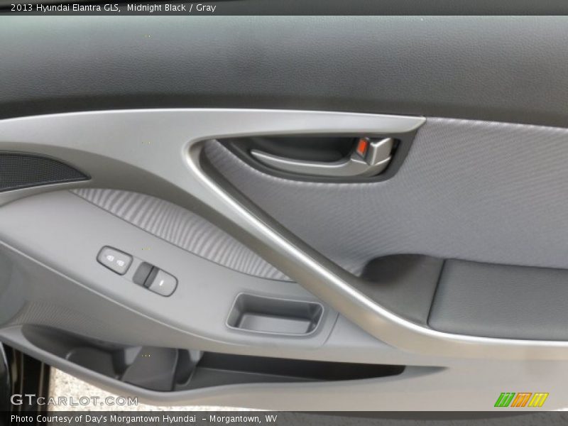Midnight Black / Gray 2013 Hyundai Elantra GLS