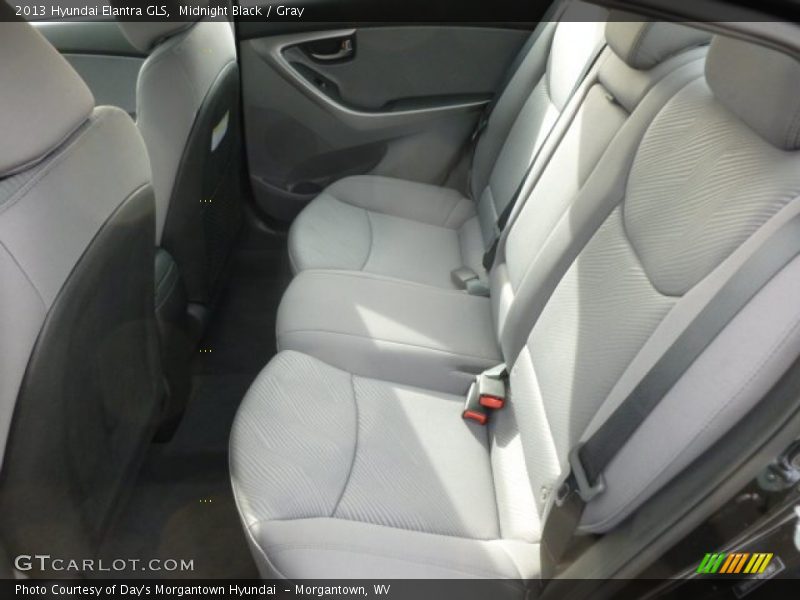 Midnight Black / Gray 2013 Hyundai Elantra GLS