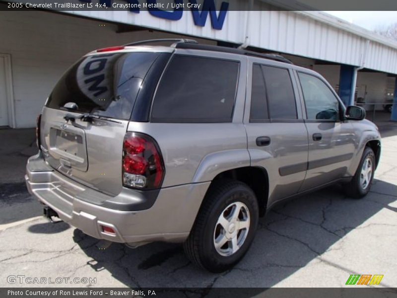 Graystone Metallic / Light Gray 2005 Chevrolet TrailBlazer LS 4x4