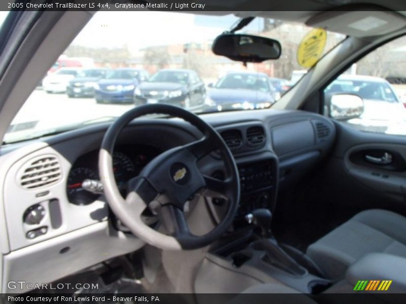 Graystone Metallic / Light Gray 2005 Chevrolet TrailBlazer LS 4x4