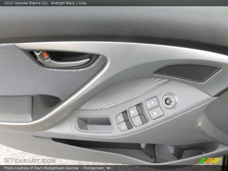 Midnight Black / Gray 2013 Hyundai Elantra GLS
