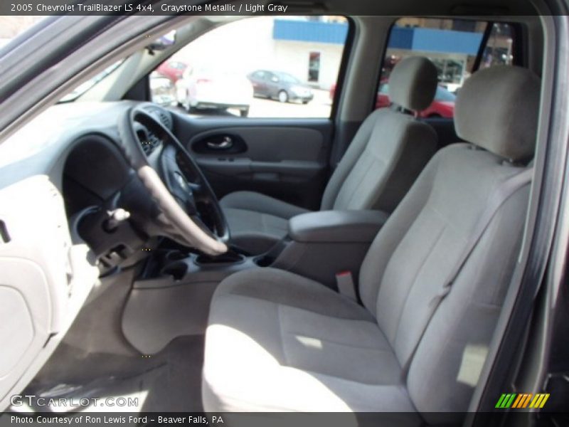 Graystone Metallic / Light Gray 2005 Chevrolet TrailBlazer LS 4x4